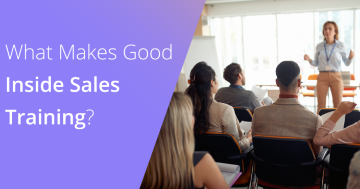 good inside sales training