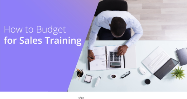 sales training budget