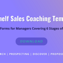 sales coaching templates