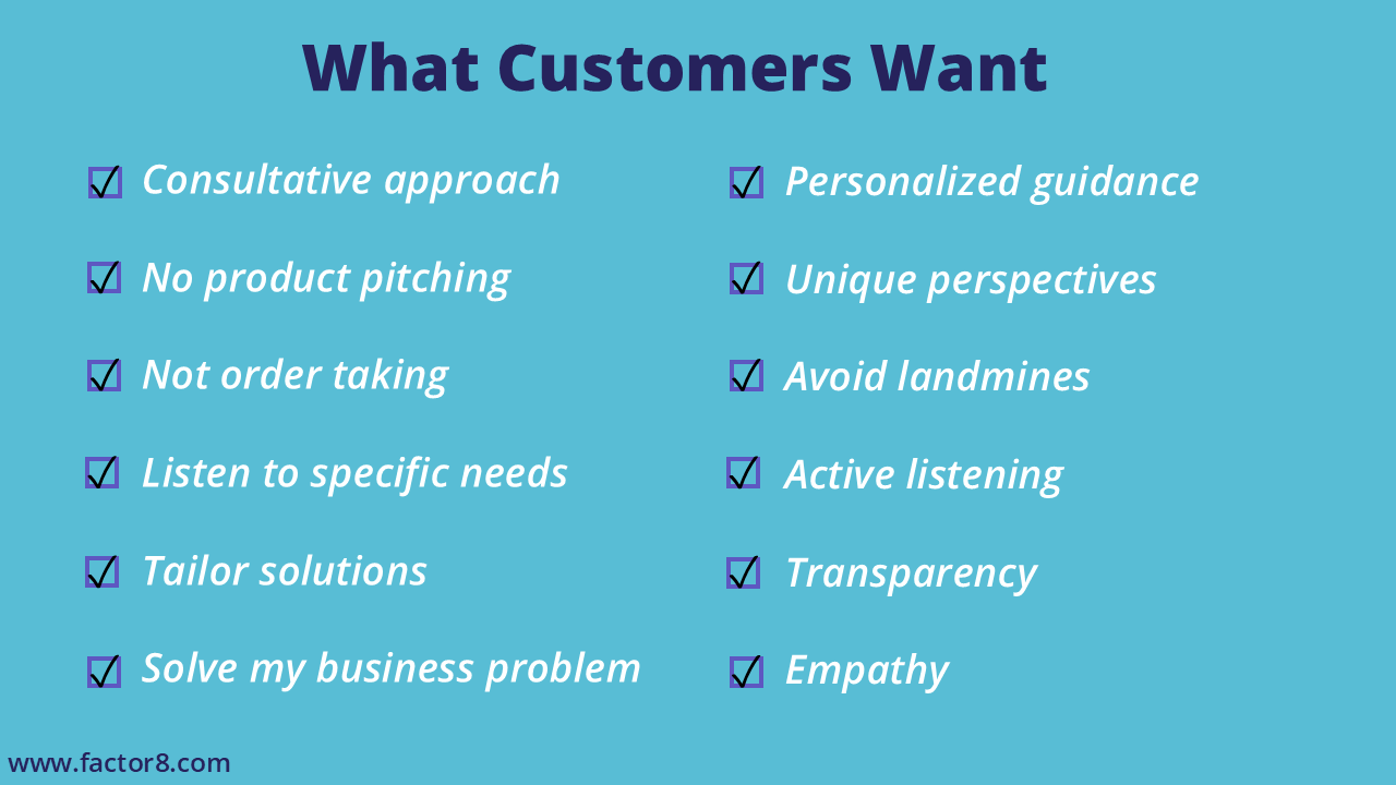 what customers want